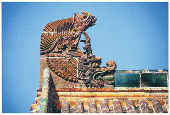 陕西韩城司马迁祠龙吻,吴庆洲摄(教材第58页)